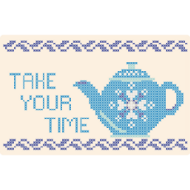 Tea Time Stitch Sticker