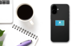 Teacher Appreciation Week Blue Sticker on a Phone (New) example