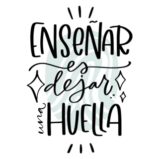 Teaching Is Leaving A Mark Spanish Sticker