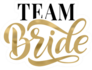 Team Bride Calligraphy Printed Sticker