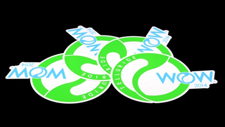 Telluride WOW Festival Custom Die Cut Stickers