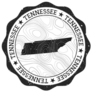 Tennessee Outdoor With Topographic Isolines Sticker