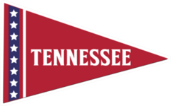 Tennessee Pennant Sticker