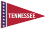 Tennessee Pennant Sticker