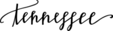 Tennessee Script Text Sticker