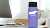 Tennessee State Sticker on a Water Bottle (New) example