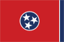 Tennessee Tn State Flag Sticker