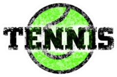 Tennis Ball And Font Sticker