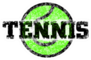 Tennis Ball And Font Sticker