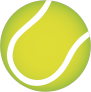 Tennis Ball Printed Full Color Sticker