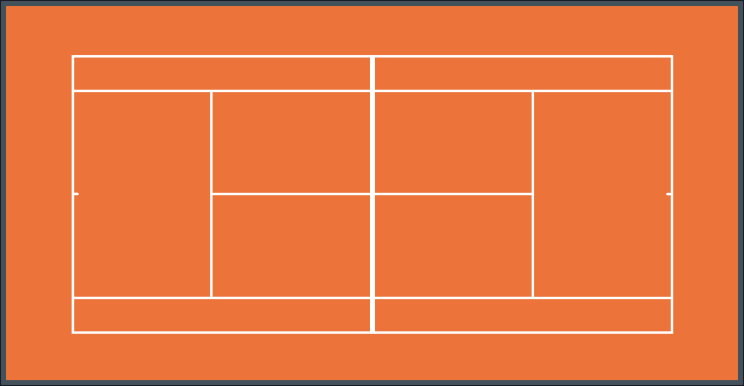 Tennis Court Sticker