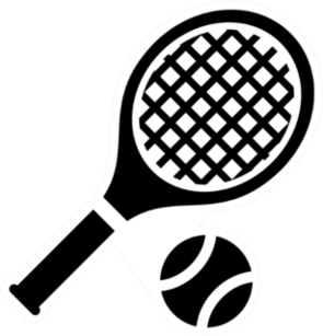 Tennis Icon Sticker