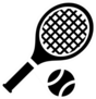 Tennis Icon Sticker