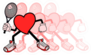 Tennis Love Sticker