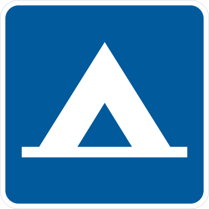 Tent Camping Sticker