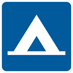 Tent Camping Sticker