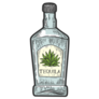 Tequila Bottle Mexican Alcohol Color Sketch Sticker