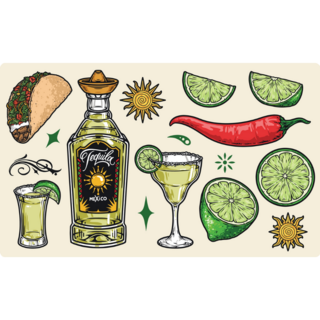 Tequila Sticker Sheet