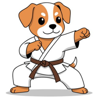 Terrier Martial Arts Sticker