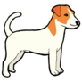 Terrier Outline Sticker