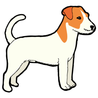 Terrier Outline Sticker