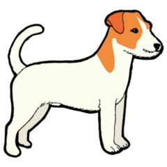 Terrier Outline Sticker