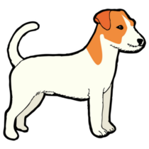 Terrier Outline Sticker