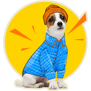 Terrier Pop Art Sticker