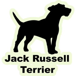 Terrier Silhouette Sticker