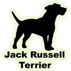 Terrier Silhouette Sticker