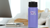 Territory Abbreviation Of State Nebraska Sparkle Sticker on a Water Bottle (New) example