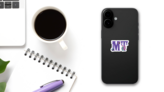 Territory Abbreviation State Montana Sticker on a Phone (New) example