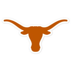 Texas Longhorns NCAA Logo Sticker