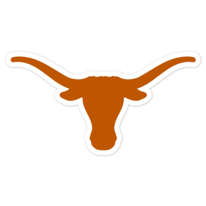Texas Longhorns NCAA Logo Sticker