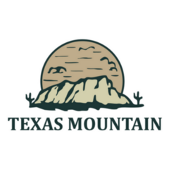 Texas Mountain Modern Sticker