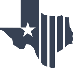 Texas Star And Stripes Sticker