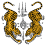Thai Tiger Tattoo Sticker