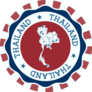 Thailand Badge Round Logo Sticker