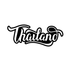 Thailand Calligraphy Sticker