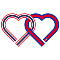 Thailand & Cambodia Love Sticker