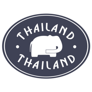 Thailand Emblem With Elephant Sticker