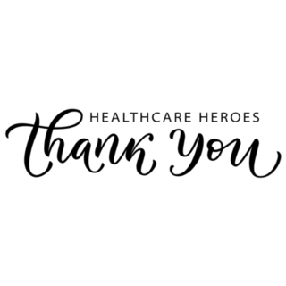 Thank You Healthcare Heroes Transfer Sticker