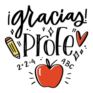 Thank You Teacher Appreciation Spanish Sticker