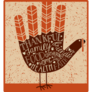  Thanksgiving Card Turkey Sticker
