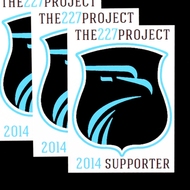 The 227 Project Custom Rectangle Stickers