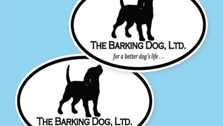 The Barking Dog, LTD. Custom Oval Stickers