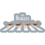The Beagles Grey Sticker 