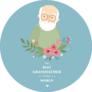 The Best Grandfather In The World Sticker