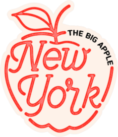 The Big Apple New York Sticker