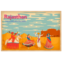The Culture Of Rajasthan, India Sticker